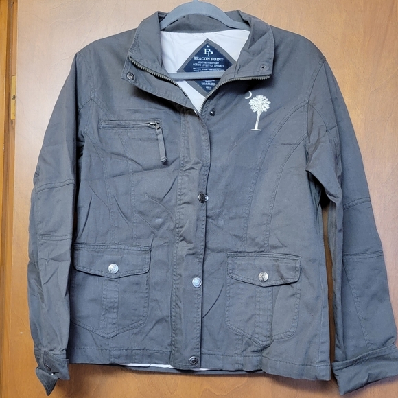 Beacon Point green/gray medium jacket - Picture 1 of 5